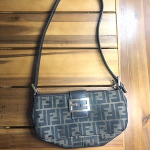 Fendi crossbody purse preowned brown